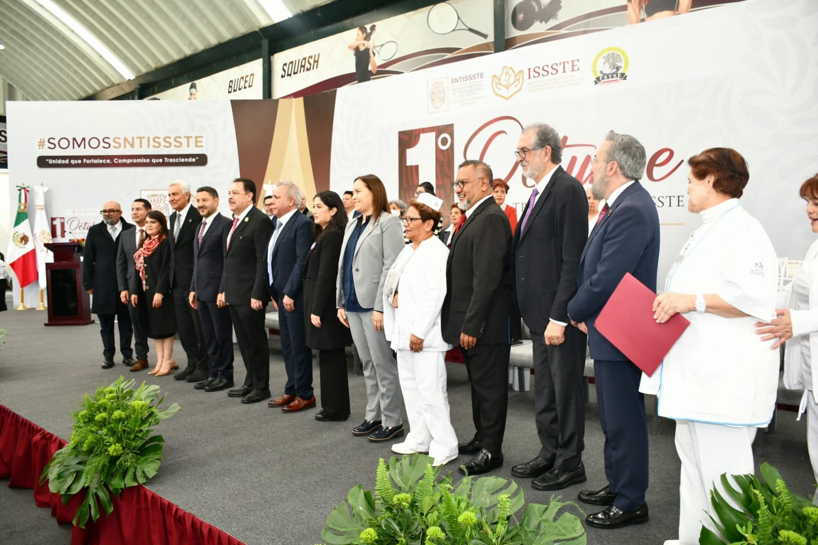  1° Octubre, "Día del Trabajadore del ISSSTE" Ceremonía de Entrega de Reconocimientos por años de Servicio